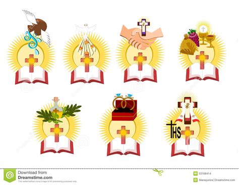 Seven Sacraments Symbols