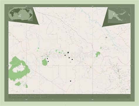 Jiwaka Papua New Guinea Osm Major Cities Stock Illustration