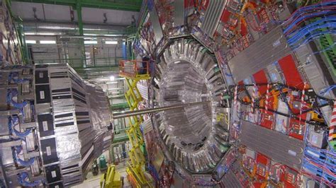 Hadron Collider Inside One Of Cerns Particle Detectors Bbc News