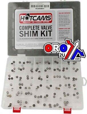 Hotcams Mm Valve Shim Kit Crf Rmz Kxf Yzf Wrf Husqvarna Te