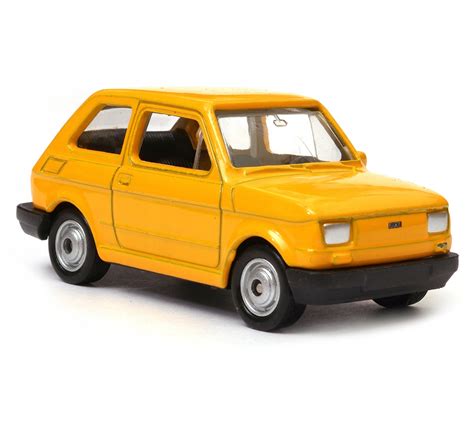 Fiat 126p 1 60 model WELLY MALUCH Maluszek żółty 13057785540 Allegro pl