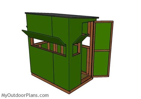 Deer Stand Plans 4x6 Deer Blind Plans Deer Stand Plans Deer Blind