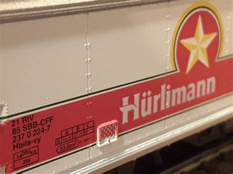 M Rklin Sbb Schiebewandwagen H Rlimann Hbils Spur H Kaufen Auf