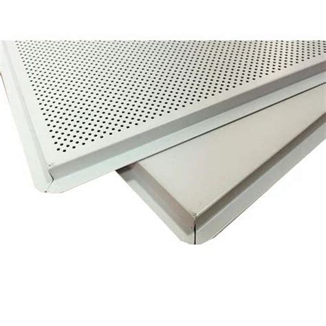 Sr Solutions White Metal Ceiling Tiles Thickness Mm Rs Square