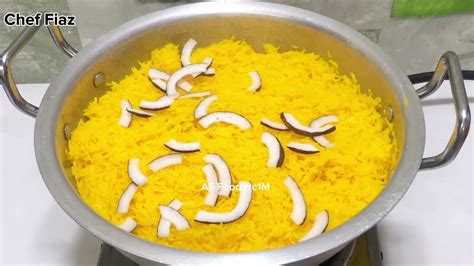 Zarda Pulao Recipe Zarda Banane Ka Tarika Shadiyon Wala Degi Zarda