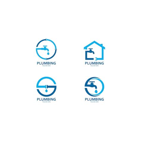 Premium Vector Plumbing Logo Vector Icon Illustration