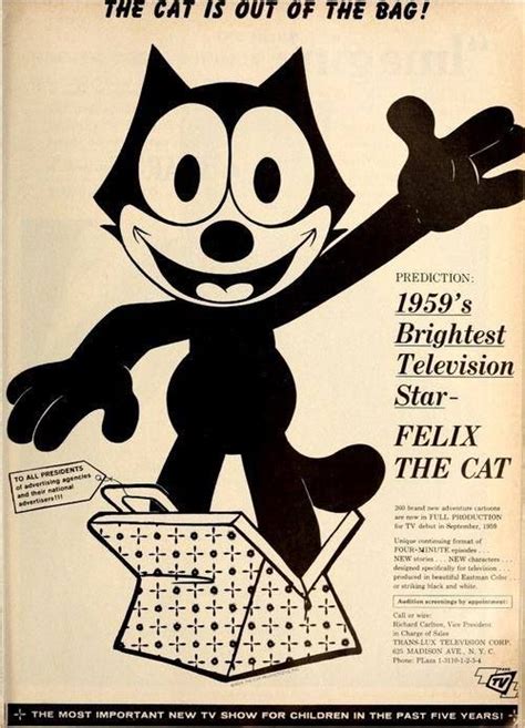 Felix Felix The Cats Vintage Cartoon Cartoon