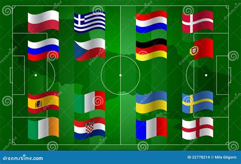 Uefa Euro 2016 Member Countries Vector Flags 71183711