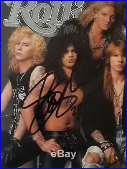 Axl Rose Slash Of Guns N Roses Autographed Signed Rolling Stone