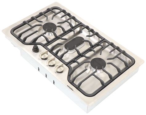 Furrion Rv Cooktop Propane Triple Burner Stainless Steel Furrion