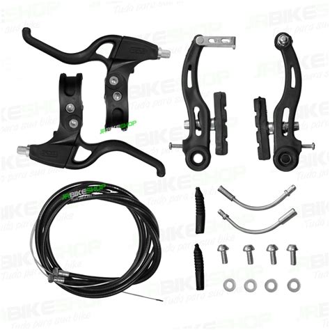 Kit Freio V Brake Gts Completo Manete Cabos Capa Conduite Shopee Brasil