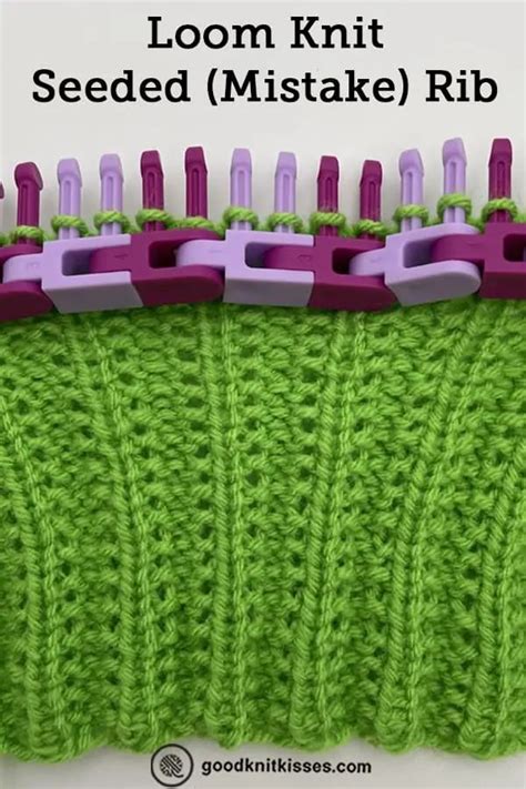 How To Loom Knit The Ripple Twist Stitch Goodknit Kisses Loom