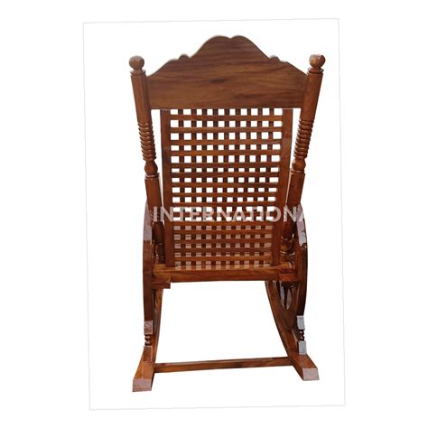 Sheesham Wood Classic Wooden Rocking Chair Without Cushion At Rs 10500