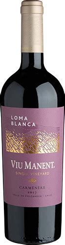 Viu Manent Single Vineyard Loma Blanca Carmenere Mesa De Cata La Cav