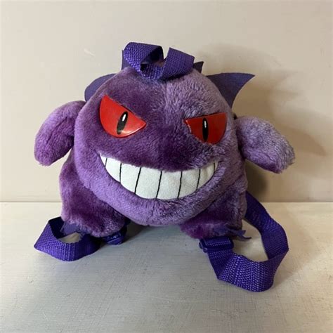 Nintendo Bags Vintage Pokemon Gengar Plush Backpack Bag Pyramid Official Poshmark