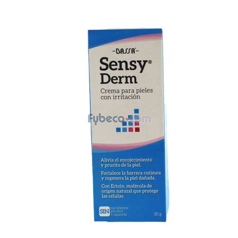 Crema Para La Piel Sensy Derm 30 G Unidad Fybeca