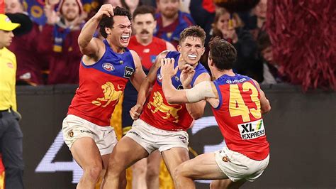 Afl Finals 2022 Melbourne Demons V Brisbane Lions Victory Semi Final