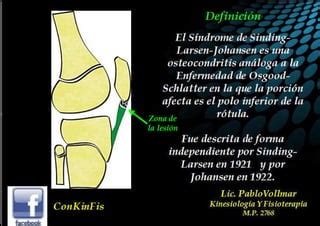 Sindrome Sinding Larsen Johansson PPT