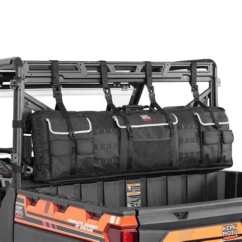 Kemimoto Double Utv Gun Bag Rack Soft Gun Carrier Rifle Case Storage