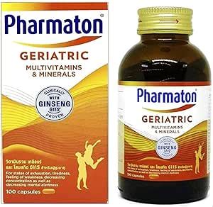 Amazon Boxes Geriatric Pharmaton Multi Vitamins Mineral Ginseng