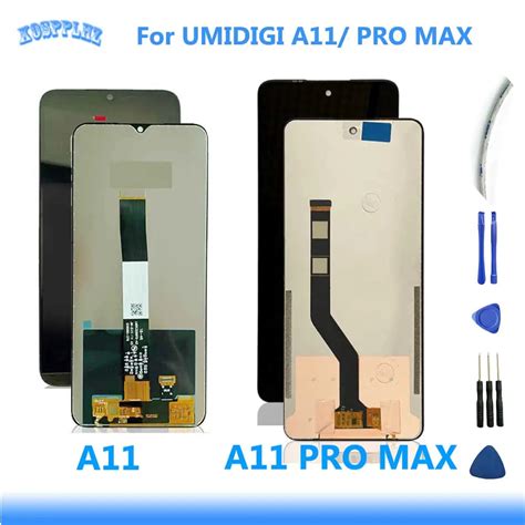 Para Umidigi A11 Pro Max Display Lcd Montagem Da Tela De Toque