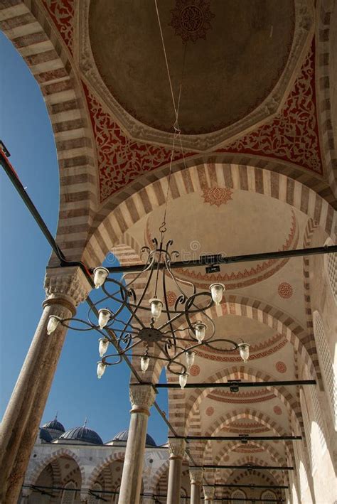 Istanbul Turkey Sultanahmet Mosque The Blue Mosque Inner Courtyard