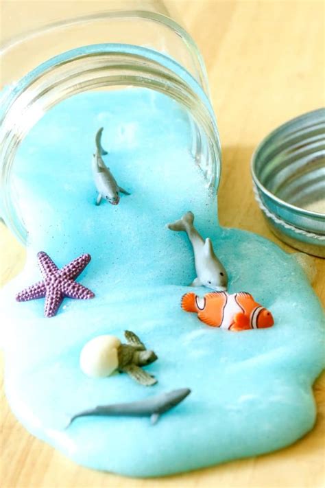 How To Make Ocean Slime All Things Mamma