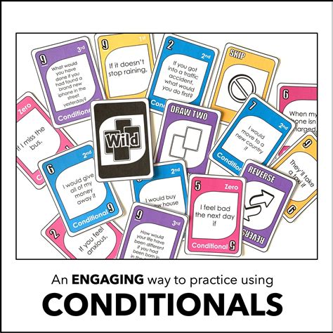 This Conditional Tense Card Game Set Includes Zero First Second