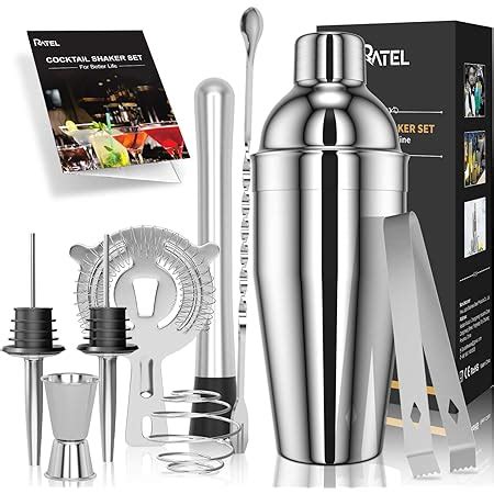 Amazon De Cocktail Shaker Cocktail Set Geschenk Premium Boston