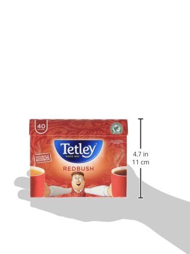 Tetley Redbush Pure Tea Bags Pack Of 6 40 Count Buy Online In Uae Grocery Products In The