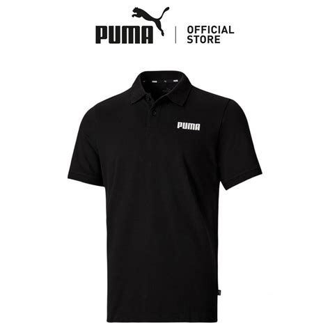 Puma Essentials Pique Mens Polo Shirt Shopee Malaysia