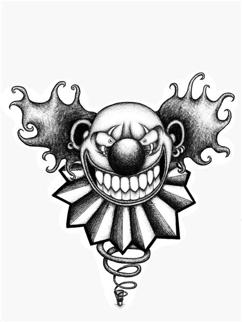 Jack In The Box Clown Sticker By Mileah Redbubble