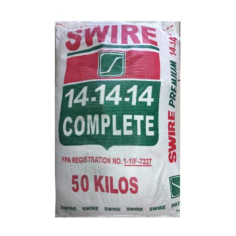 Swire Complete Fertilizer Npk 14 14 14 G O D Of Pest