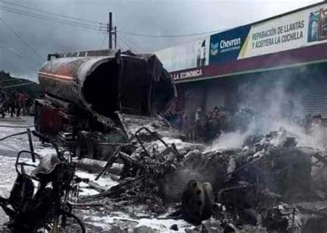 Pipa Cargada De Combustible Explota Y Deja Ni Os Muertos En Guatemala