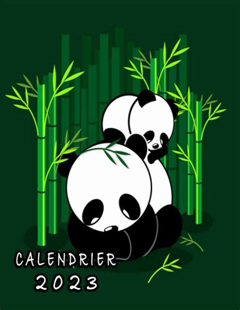 Buy Calendrier Panda Calendrier Mensuel Simple Grand Format