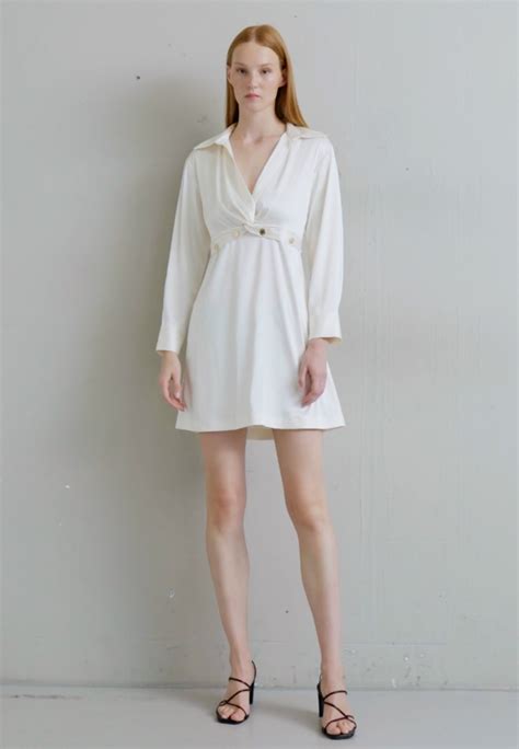 Sandro Robe Cocktail Dress Party Dress Beige Off White Zalando