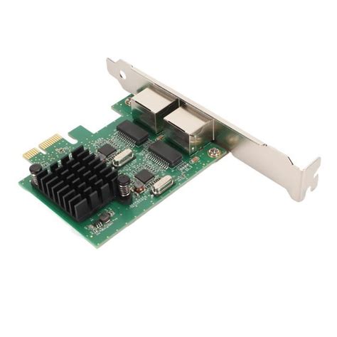 Carte R Seau Pcie X Carte R Seau Gigabit Double Port Puce Rtl G