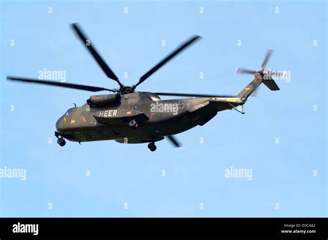 German Army Ch 53 Stallion Transport Helicopter Stock Photo Alamy