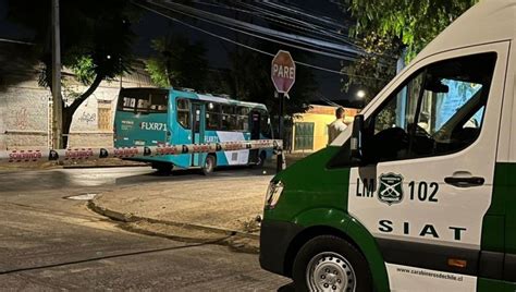 Adulto mayor murió tras ser atropellado por bus del Transantiago en