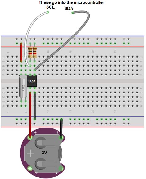 How to Build a Real-time Clock Circuit with a DS1307 Chip