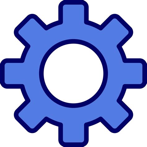 Cogwheel Vector Icon 20923500 Vector Art At Vecteezy