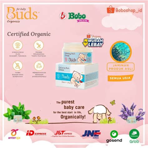 Jual Buds Organics Calming Tummy Rub Cream Krim Penghangat Tubuh Dan