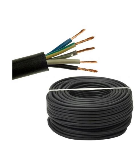 PRZEWÓD KABEL PRĄDOWY LINKA OWY 5x1 mm2 500V H05VV F Czarny 1 m