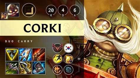 Corki Adc Vs Varus Triple Kill Legendary Kr Grandmaster Patch