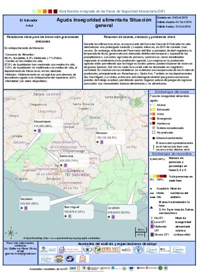 Aguda Inseguridad Alimentaria Situaci N General