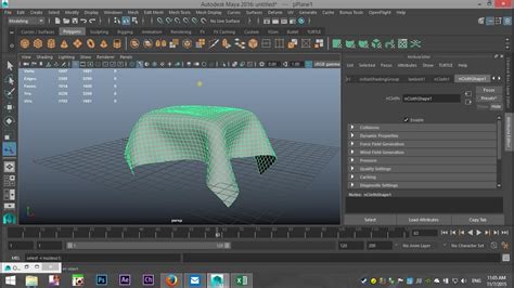 Maya 2016 Tutorial How To Export An NCloth Object FBX YouTube