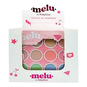 Paleta De Sombras Cores Melu By Ruby Rose Hb Bell Ssima Makeup