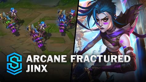 Arcane Fractured Jinx Skin Spotlight Pre Release PBE Preview