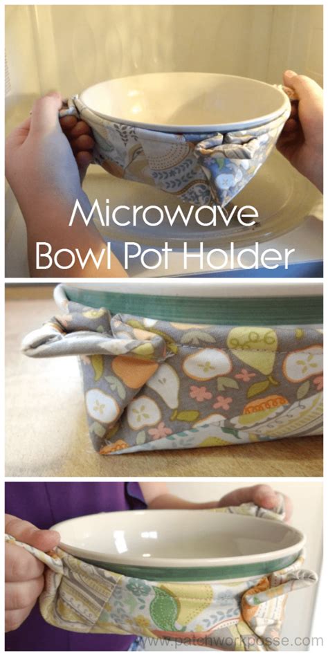 Microwave Bowl Potholder Free Pattern On The Cutting Floor Printable Pdf Sewing Patterns And