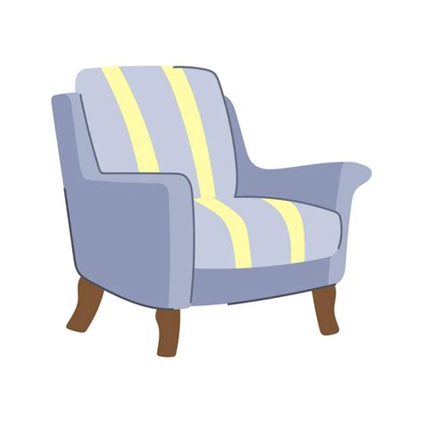 modern armchair furniture cartoon vector illustration 26826232 Vector ...